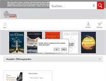 Tablet Screenshot of buchhandlung-grimpe.de